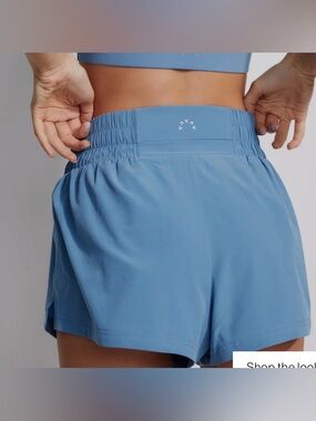 Varley Kallin Running Shorts in Heaven Blue Small 1.5" inseam Athletic Shorts